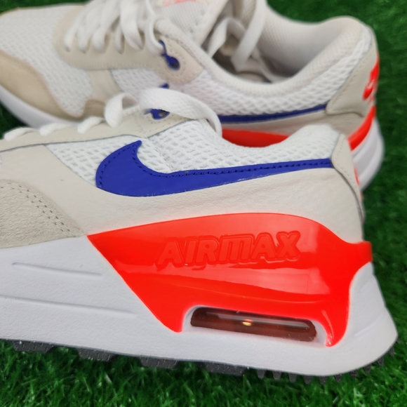 New Nike Air Max SYSTM White Bright Crimson Lapis Women Size 6 - DM9538 101 - Picture 6 of 9